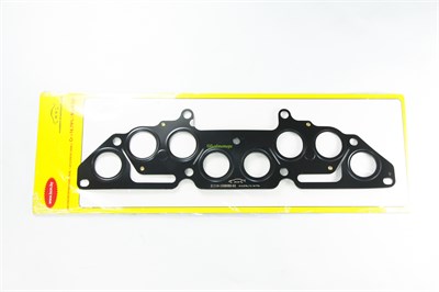 Прокладка коллектора ВАЗ 21083, 2111, 21114, 2170, Приора, Калина дв. 1,6 л. 8кл. (выпускного) металл. 4-х слойный  (БЦМ) 21114-1008080-02-04 (4 сл.)