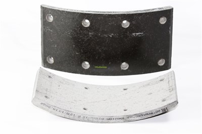 Накладка тормозная а/м ГАЗ-53,3307,3309,ПАЗ: задняя ось (-03 хвост) (сверлённая/не шлифованная/ширина 100мм) ФРИТЕКС 53-3502105-03