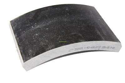 Накладка тормозная а/м ИКАРУС, ЛИАЗ простая (не сверлённая/не шлифованная/ширина 140мм) Тамбов АТИ 677-3501105