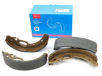 Колодка барабанного тормоза а/м ВАЗ 1118, 2170 Приора, Гранта, Калина (к-т 4 шт.) задние (АБС) ЕзАТИ 1118-3502090ez
