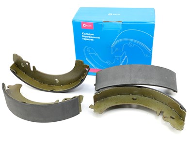 Колодка барабанного тормоза а/м ВАЗ 2101-2107, Нива (к-т 4 шт.) задние ЕзАТИ 2101-3502090ez