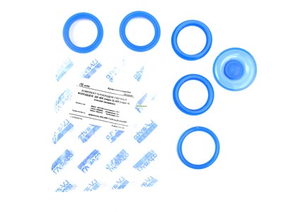 Ремкомплект  уплотнителей свечных колодцев Евро 3 син.силикон (из 6 шт) 40624 Балаково 40624-1007248/9159/4-2