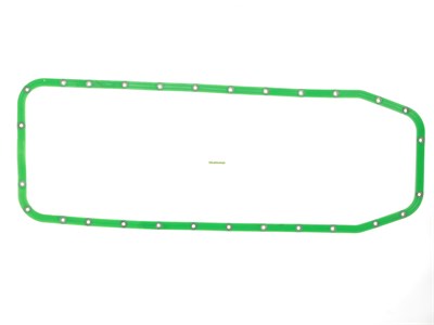 Прокладка поддона маслянного картера КАМАЗ зелёный силикон с металическими шайбами СТАНДАРТ (Балаково) 740-1009040-4