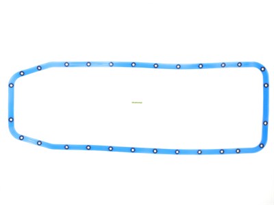 Прокладка поддона маслянного картера КАМАЗ синий силикон с металическими шайбами ПРЕМИУМ (ПТП64) 740-1009040-5
