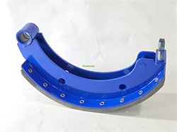 Колодка барабанного тормоза а/м УРАЛ-375 старого образца (2-х цилиндровый / 55571-3501090-20/ сварная) 375-3501090