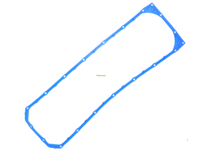 Прокладка поддона маслянного картера ЯМЗ 650 зеленый силикон с шайбами (ПТП64) 650-1009040