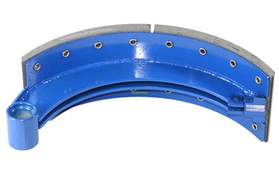 Колодка барабанного тормоза а/м УРАЛ NEXT 4320-60, 4320-61, 44202-3511-80 нового образца под пневмотормоз штампосварная ширина 120 мм. (АККОР г. Набережные Челны) 4320БУ-3501090