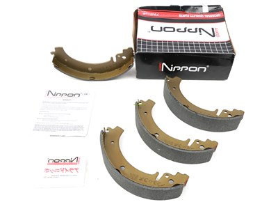 Колодка барабанного тормоза а/м ВАЗ 2101-2107, Нива (к-т 4 шт.) задние (2101-3502090) NIPPON ABS1702