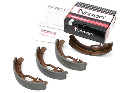 Колодка барабанного тормоза а/м ВАЗ 1118, 2170 Приора, Гранта, Калина (к-т 4 шт.) задние (АБС 1118-350209) NIPPON ABS1703