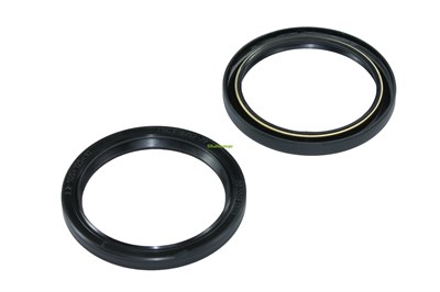 Сальник 100x125x12-2,2 коленвала МТЗ, КАМАЗ,ЧТЗ (чёрный с пружиной/NBR/простой) ГОСТ 8752-79 Балаково 2.2-100х125х12