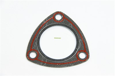 Прокладка фланца приемной трубы ВАЗ 2110-12, Калина, Приора 8 кл. дв. 1.6 с герметиком (БЦМ) 2110-1203021-Б_герм