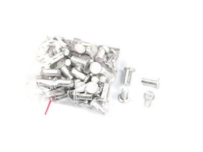 Заклепки алюминиевая  8*20 (64 шт.) Рыбинск / ЗТМ под УРАЛ (узкая шляпка 8*20 (64 шт.) узк шляп.