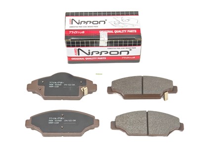 Колодка дискового тормоза а/м УАЗ Профи с 2021 г. передняя (полуторка / 236036-3501088-00, 507602167 / к-т 4 шт.) NIPPON ADB 32268