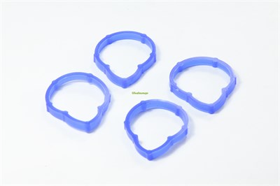 Прокладка коллектора Лада-Ларгус, Logan, Sandero 8 кл. (впускной) комплект, синий силикон (ПТП64) 7701471932