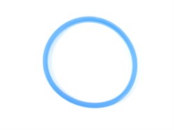 Прокладка коллектора ВАЗ 21124, 2112 (впускного/кольцо большое) Н/О с электрон. педалью, синий силикон (ПТП 64) 2112-1008636-10 с