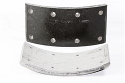 Накладка тормозная а/м ГАЗ-53,3307,3309,ПАЗ: задняя ось (-03 хвост) (сверлённая/не шлифованная/ширина 100мм) ФРИТЕКС 53-3502105-03