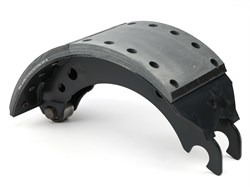 Колодка барабанного тормоза на ось BPW 420х180 прицепы ТОНАР и др. а/м DAF/Fruehauf/Mercedes/SCANIA с роликом (1201-3502090) 05.091.46.14.0