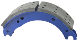 Колодка барабанного тормоза КАМАЗ, полуприцепа СЗАП 8357 (ось L1, 8т / 900.000.2400.132 ) АККОР A0850