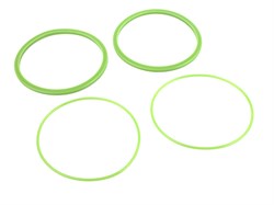 Комплект прокладок маслянного фильтра (2 поз.) КАМАЗ- ЕВРО зеленый силикон (Балаково) 7406-1012083-86