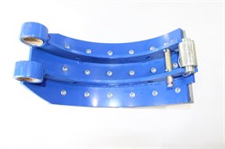 Колодка барабанного тормоза а/м ПАЗ-4230 (накладка 52642) мост КААЗ (ширина 180мм.)  (1шт.) АККОР 52642-3501092/91