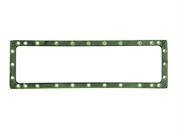 Прокладка бочка радиатора МТЗ-80/82 зеленый силикон с PA каркасом (ПТП64) 70У-1301169-РА