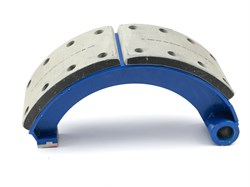 Колодка барабанного тормоза а/м КрАЗ-250, 255, 256, 6510 (1шт. ширина 140 мм.) АККОР 255Б-3502090