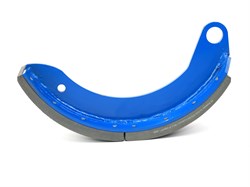 Колодка барабанного тормоза а/м ГАЗ Садко NEXT передняя/задняя (ширина 80мм взаимозам С41С23-3501090/ C41C23-3501090) (1шт.)  АККОР С41С23-3501090 (син.)