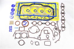 Комплект прокладок двигателя ЗМЗ-405, 409 до Евро 2 а/м УАЗ, ГАЗЕЛЬ (31 наим. 67 шт. / полный с сальниками FPM, с герметиком, металл ГБЦ, пр. поддона армированная/ ГБО - бензин / 405.3906022-100, 405-100*) Золотая серия ГБО 