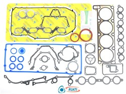 Комплект прокладок двигателя ЗМЗ-409 Евро 4, 5, 6 полный для а/м ГАЗ, УАЗ (металическая ГБЦ,силикон, паронит, сальники коленвала, MP-N-100-12, 40905.3906022) ОПТИМА RUATI RN1009