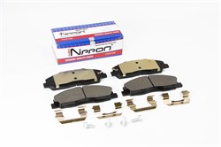 Колодка дискового тормоза а/м ГАЗель NEXT (к-т 4 шт.) (кат А21R23-3501171) синяя коробка NIPPON ADB 0796 HD