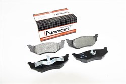 Колодка дискового тормоза а/м VOLGA Sebring (CHRYSLER) задняя (к-т 4 шт.) (кат 05011631AA, 0586567AA, WVA 23561) NIPPON ADB 01558