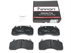 Колодка дискового тормоза (ACV 053 K) системы: HALDEX а/м КАМАЗ-4308 (до 2012 г.), VOLVO, RENAULT полный (к-т 4 шт. с установочным комплектом: пружины) WVA 29147, 29181(4308-3501090) (NIPPON) ACV 053 K