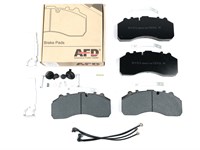 Колодка дискового тормоза (A-701) системы: Knorr SB 7000; SN7 а/м Actros MP2/MP3, EuroCargo, ЛИАЗ 5292, КАМАЗ 5490/5299, Yutong 6122 и др.  (с установочным комплектом:палец/пружины/пыльники/датчик) (к-т 4шт.) WVA 29061, 29087, 29179 (AFD) A-701 (E) 04