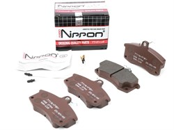 Колодка дискового тормоза а/м ВАЗ 2110 Калина, Приора, Гранта передняя (к-т 4 шт.) (кат 2110-3501080)  NIPPON ADB 2794