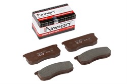 Колодка дискового тормоза а/м УАЗ HANTER/PATRIOT передняя (к-т 4 шт.) (кат 3160-3501090) NIPPON ADB 0610