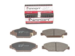 Колодка дискового тормоза а/м УАЗ Профи с 2021 г. передняя (полуторка / 236036-3501088-00, 507602167 / к-т 4 шт.) NIPPON ADB 32268