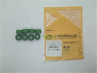 Маслосъемные колпачки (манжеты) дв. ЯМЗ-236 комплект 6 шт. в уп. зелёный гидрированный бутадиен-нитрильный каучук ГНИ-75 (236-1007268) (АО Строймаш г. Чебоксары) СТР 236-1007 262 РК