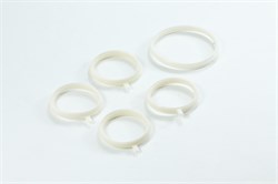 Прокладка коллектора ВАЗ 21124, 2112 (впускного) комплект, Н/О с электрон. педалью, белый силикон (ПТП 64) 2112-1008636-10/38