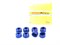 Маслосъемные колпачки (манжеты) дв. ЗИЛ 130 синие, к-т 8 шт. (Ростов) ( ОЕ 130-1007268 ) 130-1007268